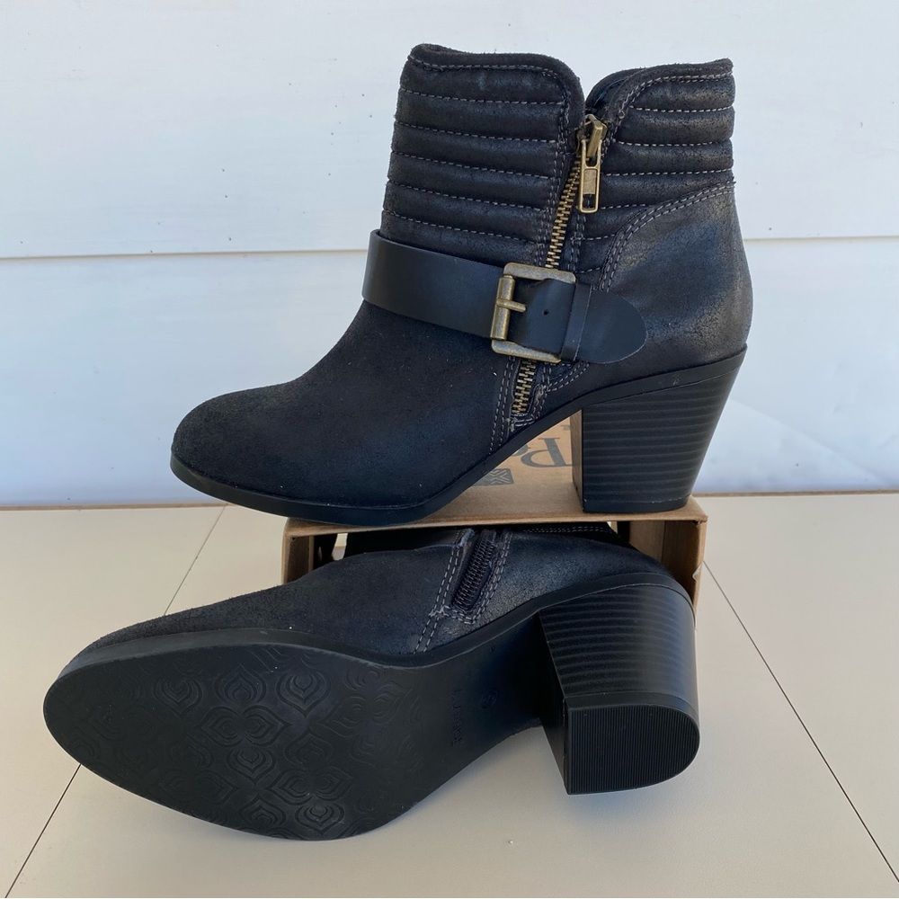 Relativity Re-Bronson Heeled Ankle Fashion Boot Shoe Black Women’s 8